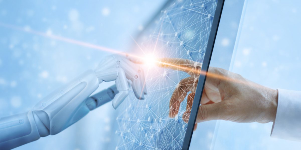 hands-robot-human-touching-global-virtual-network-connection-future-interface